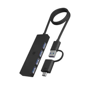 ICYBOX IB-HUB1424-C3 4-POPE HUB with USB 3.2 GEN 1 Type-C and Type