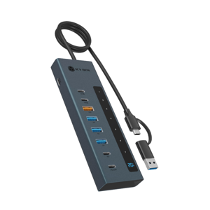 ICYBOX IB-HUB1743-CPD 9-in-1 USB-C/A hub interface with PD