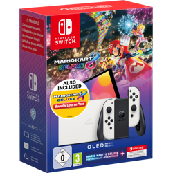 Igraća konzola NINTENDO SWITCH OLED + igra MarioKart 8 Deluxe + 12 mjeseci NSO Booster Pack