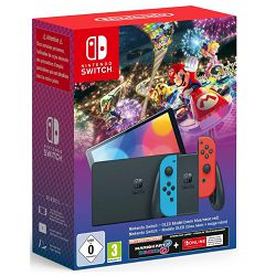 Igraća konzola NINTENDO SWITCH OLED - igra MK8 DLX and 3 months NSO