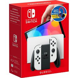Igraća konzola NINTENDO SWITCH OLED + slušalice SUPER MARIO Kids Headphones bundle