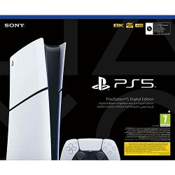 Igraća konzola PLAYSTATION 5 Slim Digital Edition D chassis (bez BluRay pogona, 1x kontroler, tanko kučište)