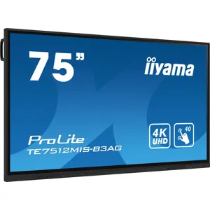 iiyama 75" Interactive 4K UHD Touchscreen elevating interactive collaboration