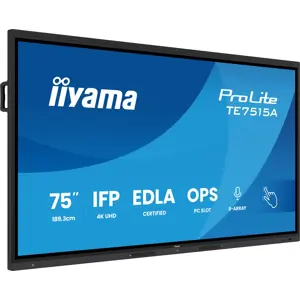 IIYAMA 75" TE7515A-B1AG 16:9 M-Touch Monitor