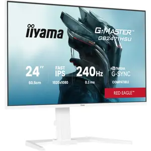iiyama G-MASTER GB2471HSU-W1 computer monitor 60.5 cm (23.8") 1920 x 1080 pixels Full HD LED White