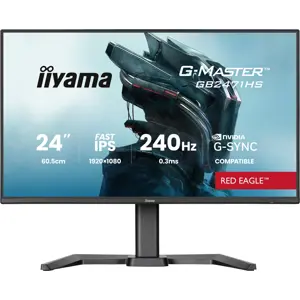 iiyama G-MASTER Join the pro squad with the 24" Red Eagle, built for pure speed with a 240Hz refresh rate