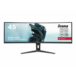 Monitor IIYAMA G-MASTER Red Eagle GCB4580DQSN-B1 (45" VA, 165 Hz, 5120 x 1440 HDR, zakrivljeni)