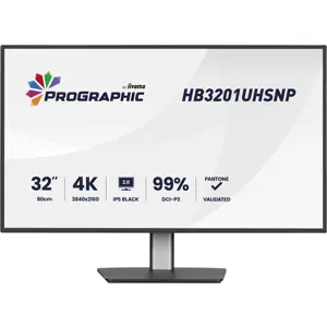 iiyama ProGraphic HB3201UHSNP-B1 computer monitor 80 cm (31.5") 3840 x 2160 pixels Black