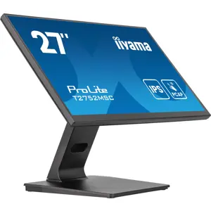 iiyama ProLite 27” Optical Bonded PCAP 10pt touchscreen monitor with IPS panel technology, edge-to-edge glass design and Anti-Glare coating