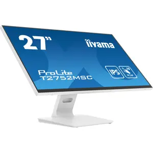 iiyama ProLite 27” Optical Bonded PCAP 10pt touchscreen monitor with IPS panel technology, edge-to-edge glass design and anti-fingerprint coating