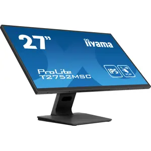 iiyama ProLite 27” Optical Bonded PCAP 10pt touchscreen monitor with IPS panel technology, edge-to-edge glass design and anti-fingerprint coating