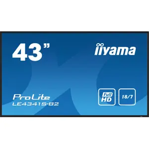 iiyama PROLITE LE4341S-B2 Digital signage flat panel 108 cm (42.5") LCD 350 cd/m² Full HD Black 18/7