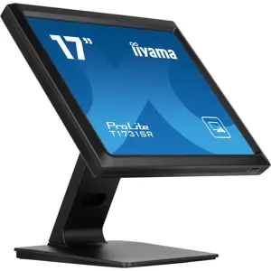 iiyama ProLite T1731SR-B1S computer monitor 43.2 cm (17") 1280 x 1024 pixels SXGA LCD Touchscreen Black