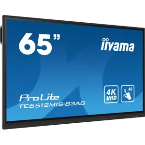 iiyama ProLite TE6512MIS-B3AG 65" 4K UHD Touch Monitor HDMI/VGA/USB