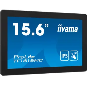 iiyama ProLite TF1615MC-B1 computer monitor 39.6 cm (15.6") 1920 x 1080 pixels Full HD Touchscreen Black