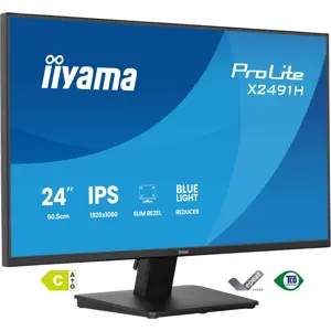 iiyama ProLite X2491H-B1 computer monitor 60.5 cm (23.8") 1920 x 1080 pixels Full HD LCD Black