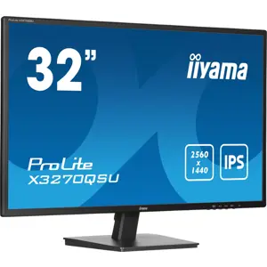 iiyama ProLite X3270QSU-B1 computer monitor 81.3 cm (32") 2560 x 1440 pixels Wide Quad HD LED Black