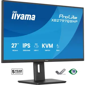 iiyama ProLite XB2797QSNP-B1 computer monitor 68.6 cm (27") 2560 x 1440 pixels Quad HD LED Black