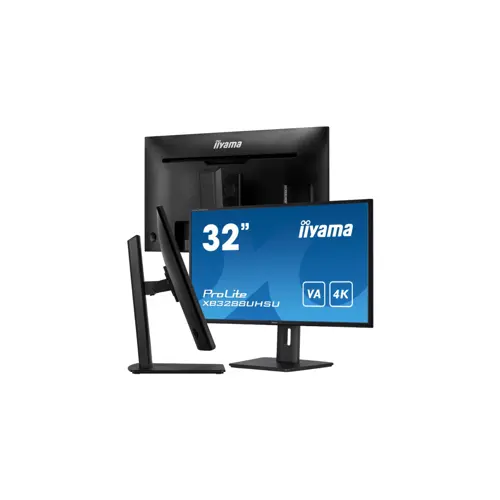 Monitor IIYAMA ProLite XB3288UHSU-B5 (4K, IPS, 32 inča, crna)