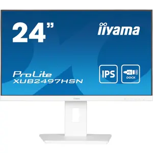 iiyama ProLite XUB2497HSN-W2 computer monitor 60.5 cm (23.8") 1920 x 1080 pixels Full HD LED White