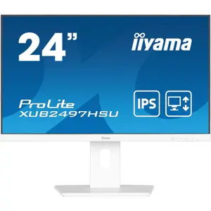 iiyama ProLite XUB2497HSU-W2 computer monitor 60.5 cm (23.8") 1920 x 1080 pixels Full HD LED White