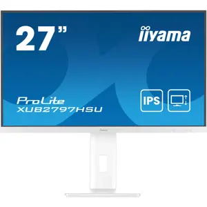 iiyama ProLite XUB2797HSU-W2 computer monitor 68.6 cm (27") 1920 x 1080 pixels Full HD LED White
