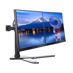 iiyama The DS1002D-B1 is a desk mount stand for two flat screens up to 30”
