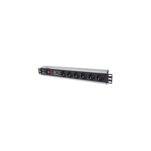 Intellinet 19" 1.5U Rackmount 6-Way Po