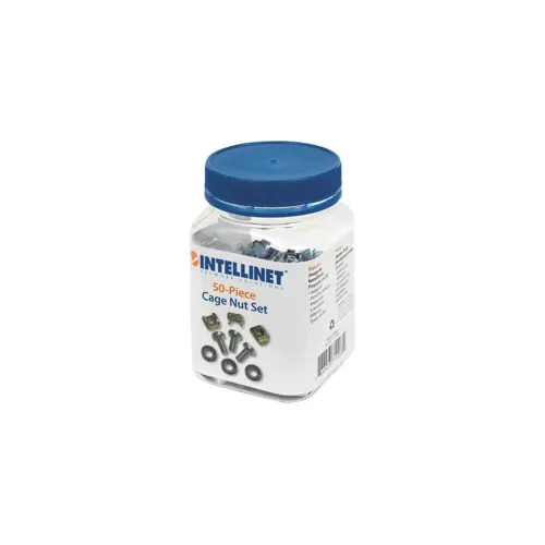 Intellinet Cage Nut Set, 50 Pack - M6