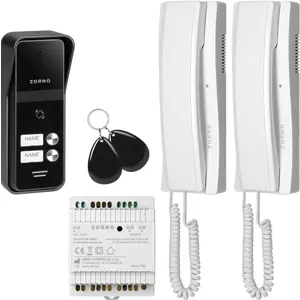 Intercom ORNO OR-DOM-BA-936ZD/W 2-wire/2-family