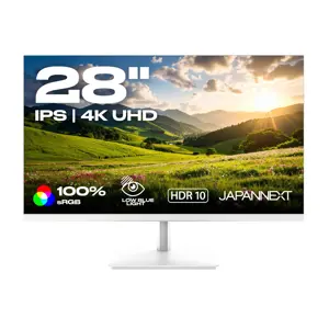 JAPANNEXT JN-IPS280UHD60F-PW computer monitor 71.1 cm (28") 3840 x 2160 pixels 4K Ultra HD LCD White
