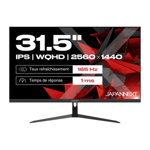 JAPANNEXT JN-IPS315WQHD165F computer monitor 80 cm (31.5") 2560 x 1440 pixels Wide Quad HD LCD Black