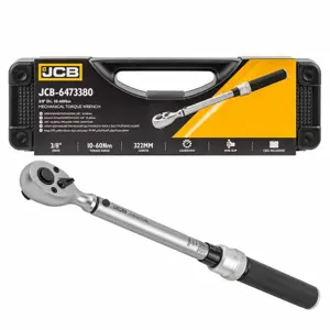 JCB Torque Wrench 3/8" 10-60Nm