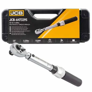 JCB Torque Wrench 3/8 inch 5-25Nm