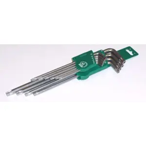 JONNESWAY TORX WRENCH TYPE "L" SET 10pcs. WITH HOLE EXTRA LONG H08S110S