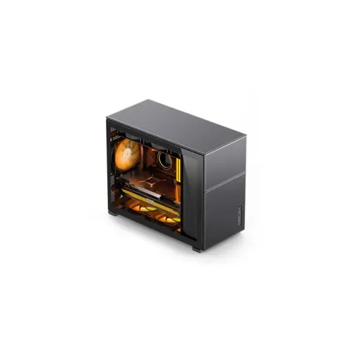 Jonsbo D31 MESH Micro-ATX Case, Tempered Glass - black