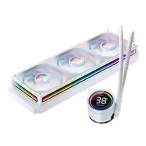 Jonsbo TH-360 AiO Wasserkühlung, ARGB, Segmentanzeige - 360mm, weiß