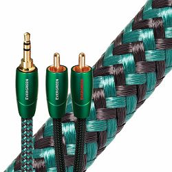 Kabel AUDIOQUEST 3.5mm - 2RCA EVERGREEN 0.6m