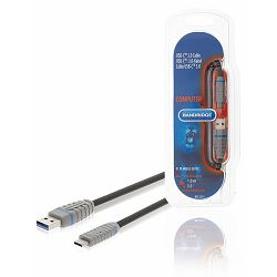 Kabel BANDRIDGE BCL5215, USB 3.1, USB-C na USB-A, 1.0m