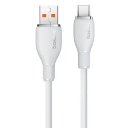 Kabel BASEUS, Pudding Series, USB-A na USB-C, 100W, 120cm, White, P10355703221-00
