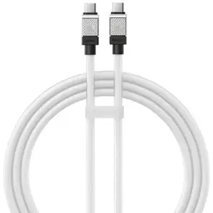 Kabel BASEUS, USB-C na USB-C, 100W, 100cm, White, CAKW000202
