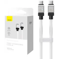 Kabel BASEUS, USB-C na USB-C, 100W, 200cm, White, CAKW000302