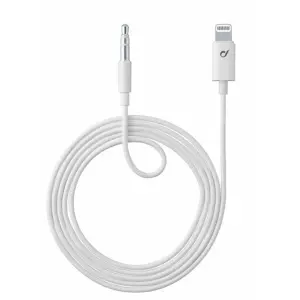 Kabel CELLULARLINE AUX - Lightning 1m bijeli