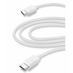 Kabel CELLULARLINE, Type-C na Type-C, 3M bijeli