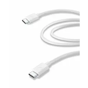Kabel CELLULARLINE, USB-C na USB-C, 200cm bijeli