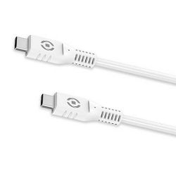Kabel CELLY USB-C na USB-C, 60W, 1.0m bijeli