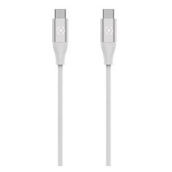 Kabel CELLY USB-C na USB-C, 60W, 1.5m bijeli