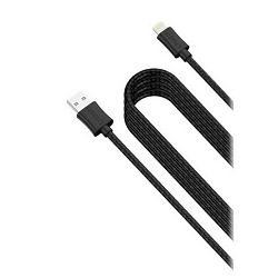 Kabel CYGNETT lightning charge&sync kabel, pleteni, 4.0m crni
