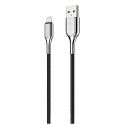 Kabel CYGNETT lightning na USB-A, pleteni, 2.0m crni