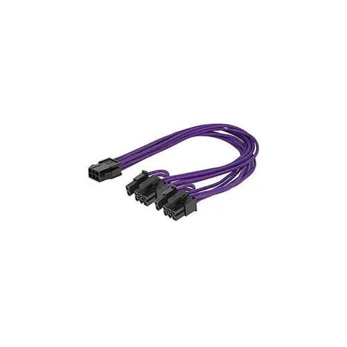 Kabel DELOCK, int. power PCI Express 6 pin Ž 2 x 8 pin M shield 83704
